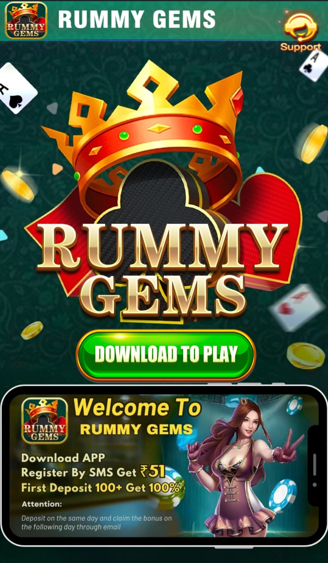 Rummy Gems - RummyBestApp - All Rummy App